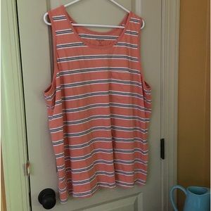 Peach tank with one chest pocket, XXL